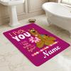 Custom Name Scooby Love Living Room Non-Slip Area Rug Soft Carpet for Bedroom Kids Playroom Sofa Office Home Decor Doormat