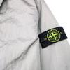 STONE ISLAND FW22 Metallic Nylon Solid Color Polo Collar Long Sleeve Jacket Men Jacket Pearl-Gray 7715Q0519-V0061