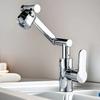 Dual Mode Universal Rotating Faucet Robotic Arm Wash Basin Kitchen Bathroom Hot and Cold Household Basin Wash Basin Sink