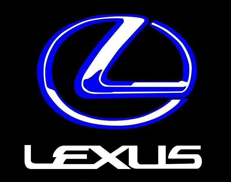 LED Car Door Projector Welcome Shadow Light Modify Accessories For LEXUS ES RX GX LS LX IS GS RC UX F ES200 RS300 LS260 Sticker