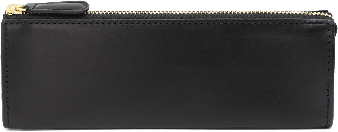

Pen Case Rio Zipper Pen Case L Leather Italian Leather Black [Slip-On] Slip-On A-IOL-3501 чорний