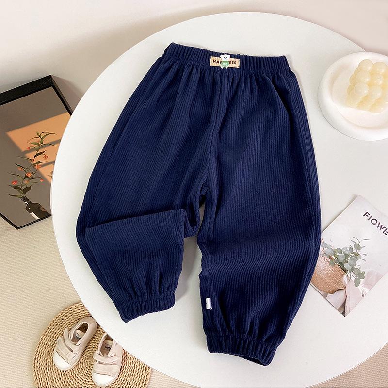 

Детские мультяшные спортивные штаны из капок-флиса - Корейский стиль для осени и зимы 100# Height 90-100cm