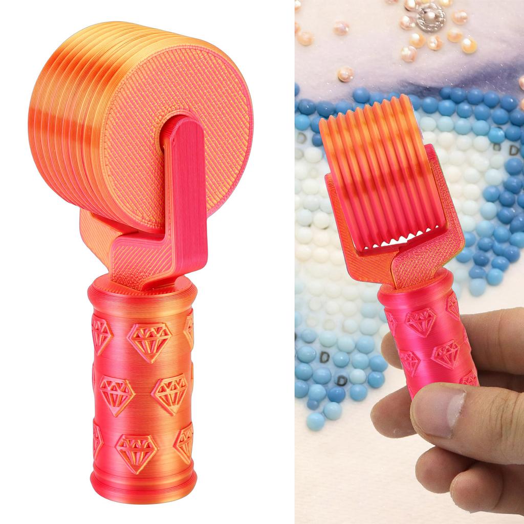 Rhinestone Painting Roller Non Slip Handle Portable Rhinestone Embroidery Rolling Tool for Crafts