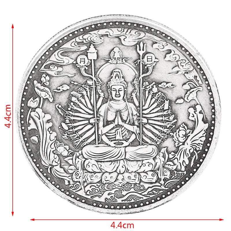 Tibet Ancient Coins Collection Thousand Hand Guanyin Commemorative Coins