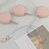 150CM Heart Retractable Tape Measure Soft Mini Measuring Tape Portable Tailor Sewing Cloth Weight Loss Body Measuring Tape Flexible Ruler Tape