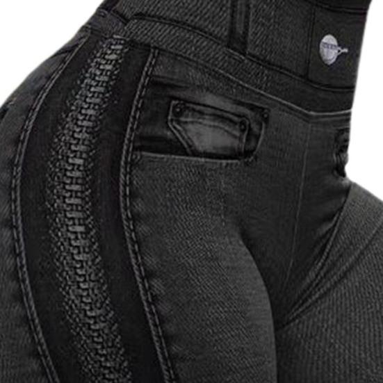 Узкие джинсы с декоративными карманами — фото 13