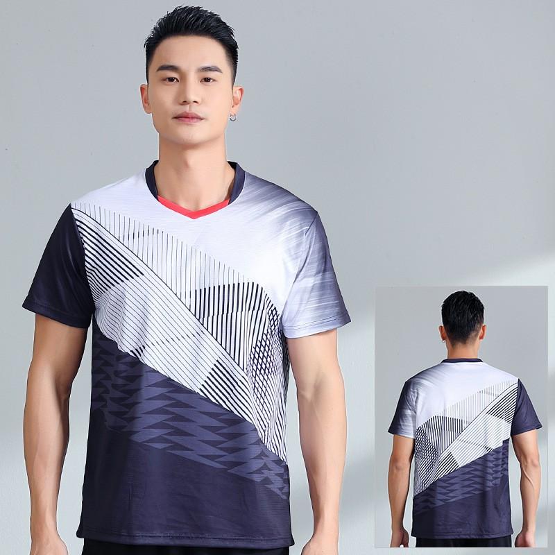 Quick Dry Badminton Set Men Women Breathable Sportswear Tennis Pickleball Volleyball Training Competition Team Uniform