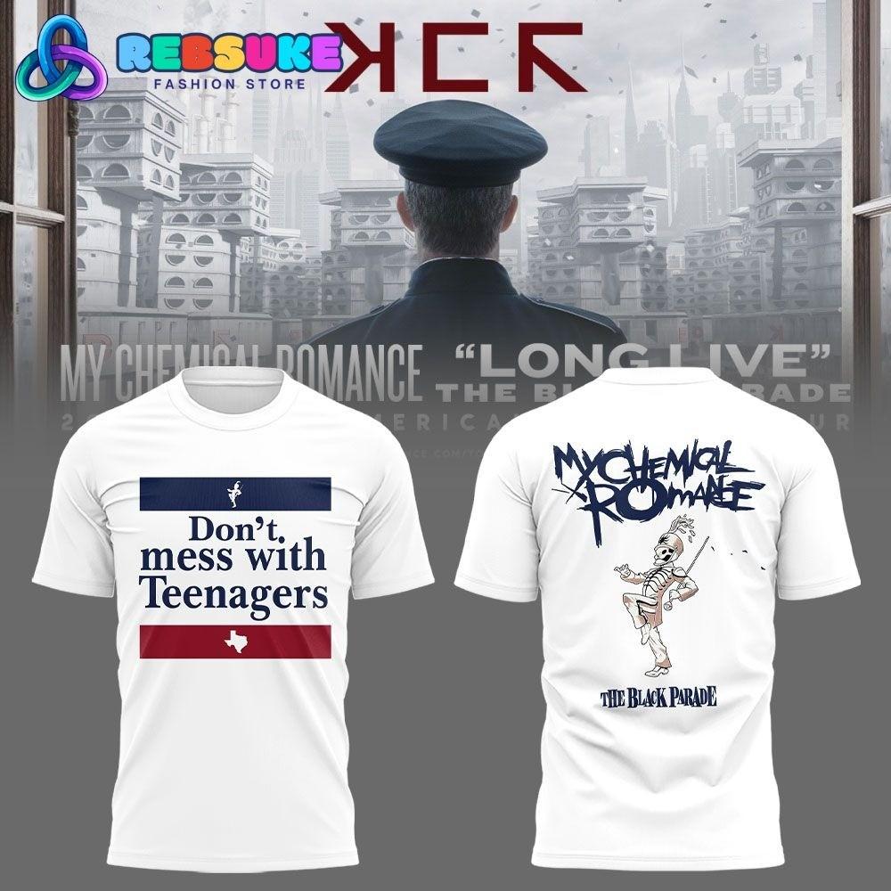 MCR My Chemical Romance Тур The Black Parade 2025 x Техасская Футболка Размер S-5XL Унисекс Футболка S
