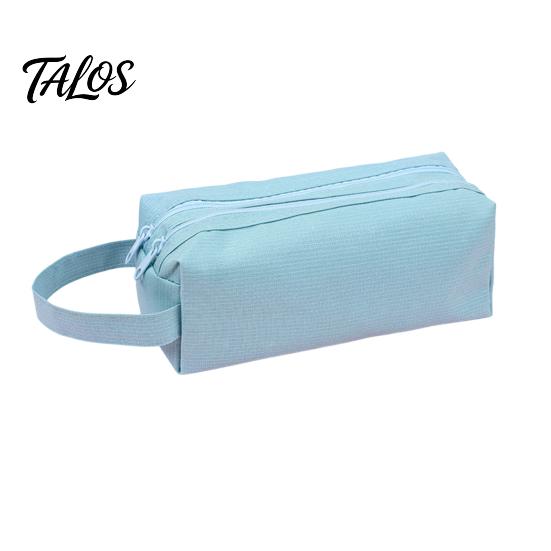 Talos Pencil Case, with Easy Grip Handle Design, Large Capacity Pen Durable Oxford Pouch, for Kids Art School Supplies Stationery