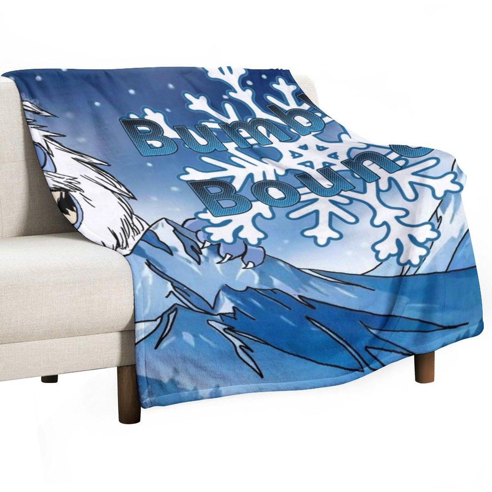 Bumbles Bounce Throw Blanket Sleeping Bag Flannel Fabric Blankets For Bed for winter Blankets 30x40in
