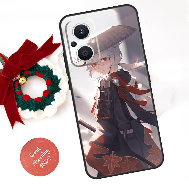 Kazuha Genshin Impact Game Phone Case For OPPO Reno 11 F 10 Pro 4 5 6 7 8 Lite 4Z 5Z 8T OPPO Find X6 X5 Pro X2 X3 Lite