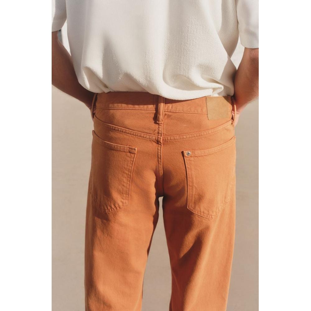 H M Relaxed Fit Jeans Orange
