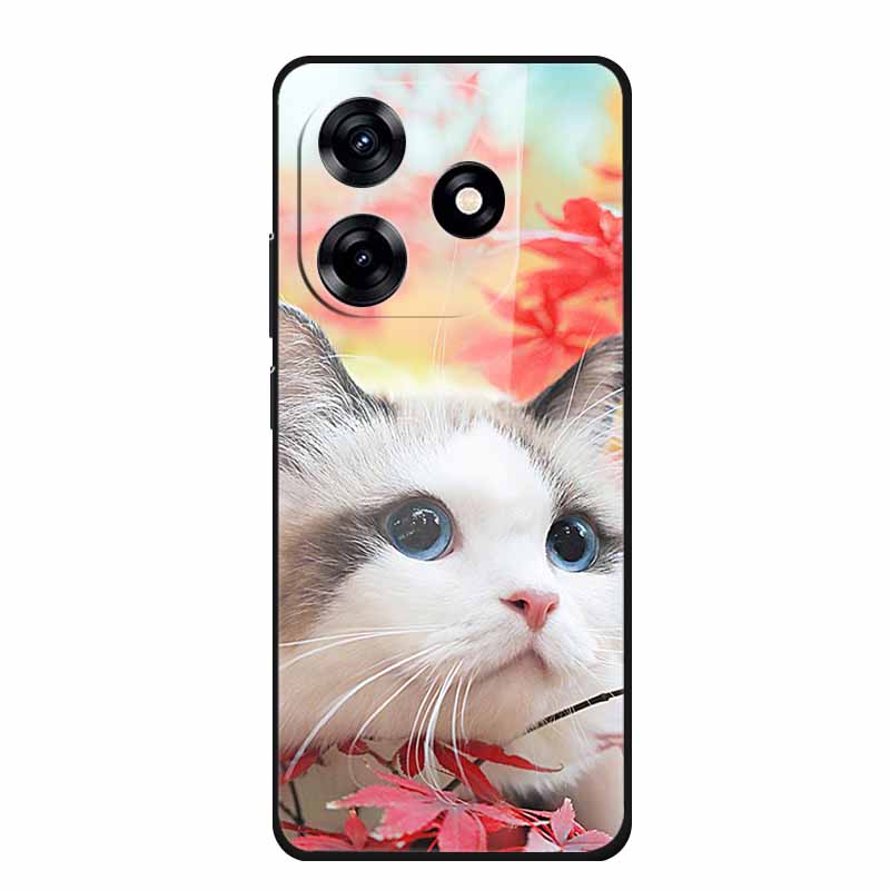 Glass Back Cover For Honor X5c Plus Case Coque Hard Tempered Glass Case For Honor Play 10A X5c Plus Phone Case Cover Soft Bumper