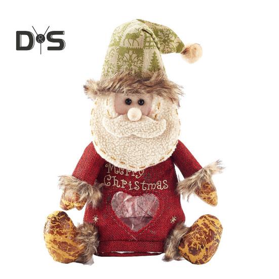 

Рождественский подарочный пакет на молнии праздничный Санта-Клаус снеговик лось конфетный пакет рождественская упаковка подарочный держатель для праздничных принадлежностей Santa Claus