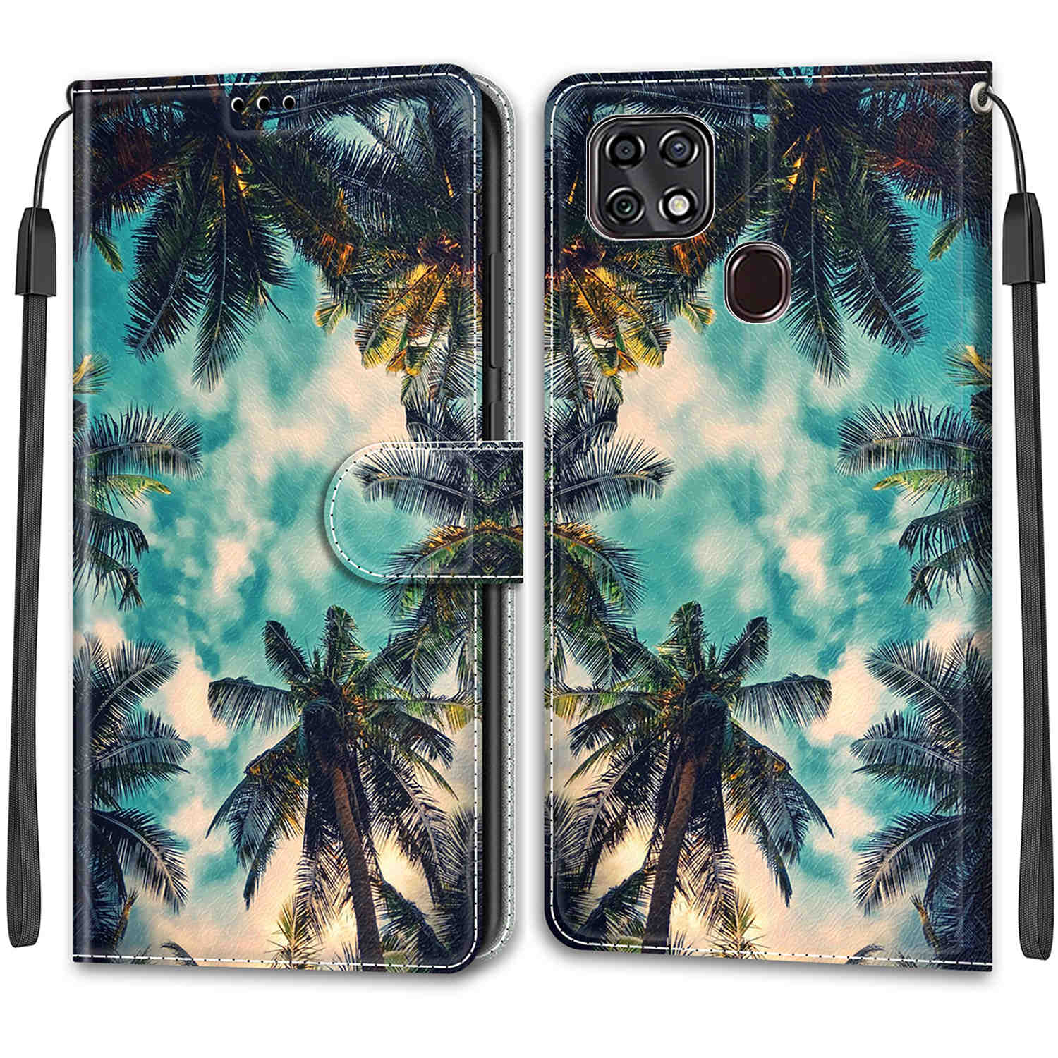 

Розкішний розписний шкіряний чохол Wallet Book Style Protective Cover для ZTE Blade 20 Smart ZTE Blade 20 smart