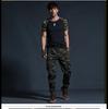 Men's Trendy Camouflage Cargo Joggers - Slim Fit, Tapered Leg, Multiple Pockets