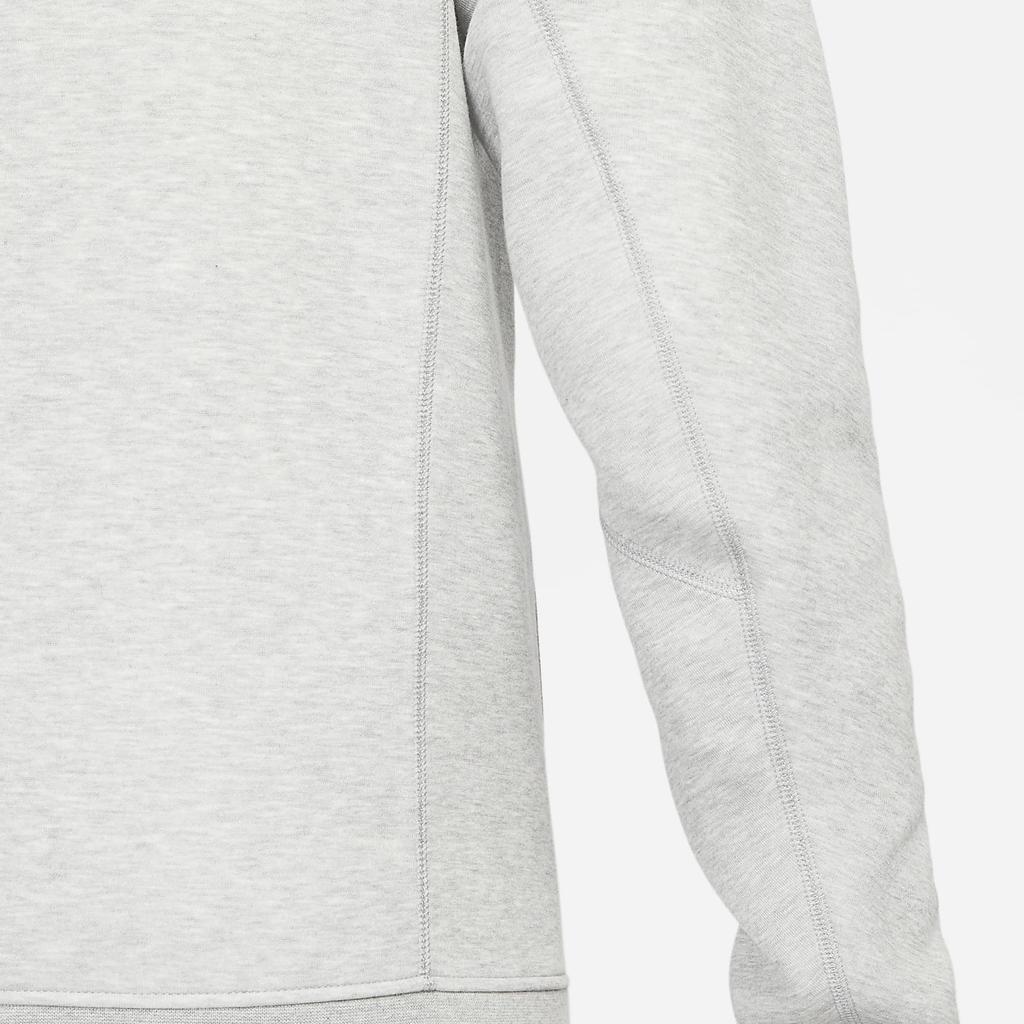 Nike Jednobarevné logo Raglánové rukávy Mikina s kapucí přes hlavu s dlouhým rukávem Pánská mikina Tmavě šedá FB8017-063