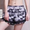 Yoga Wear Mesh Sports Shorts Women Summer Anti-naked Fitness Running Morning Exercise Elastic Quick Drying Outside Wearing Three-quarter Pants