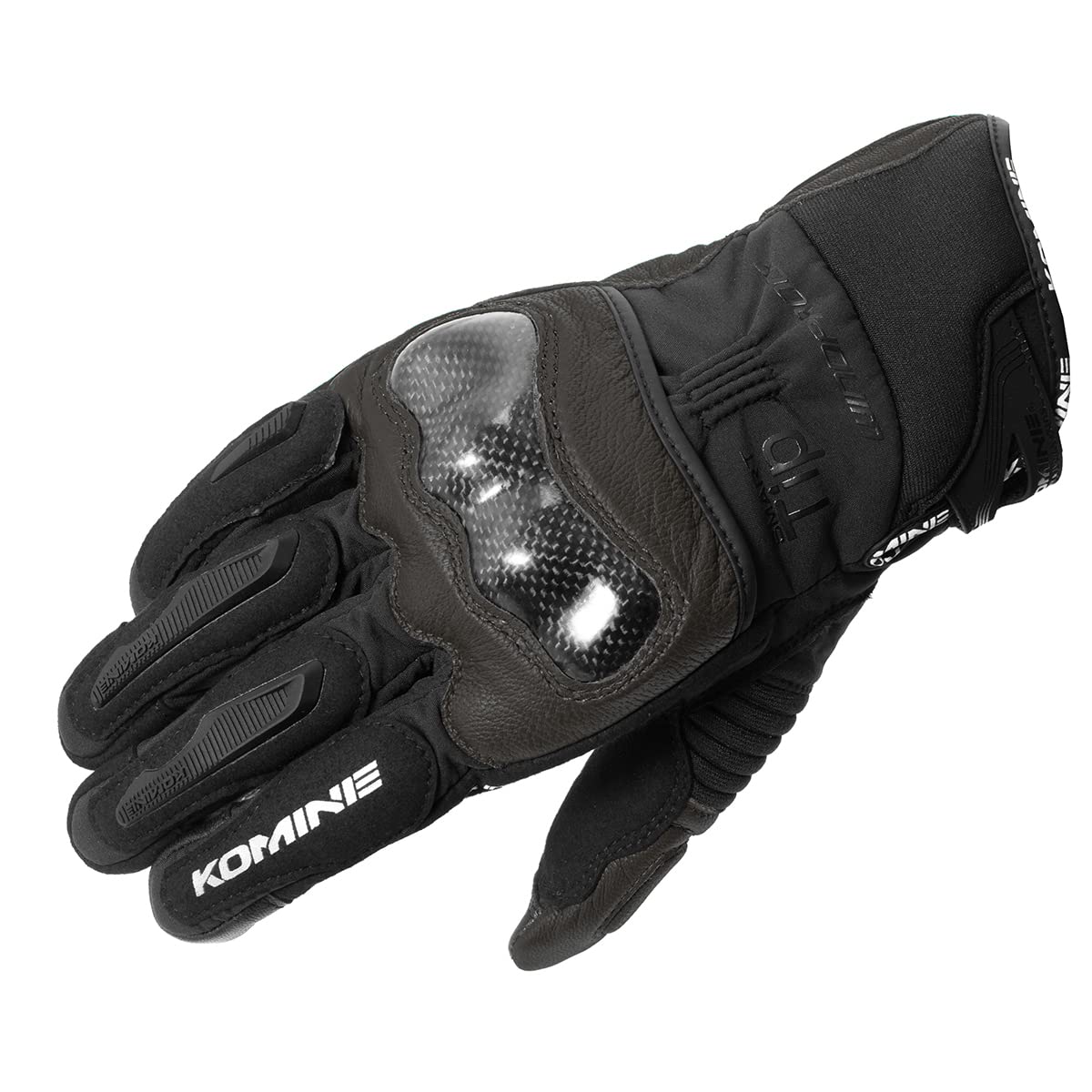 

Komine Motorcycle Gloves Carbon Protect Windproof Gloves Brown M GK-821