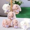 Rabbit Chain Key Cute Cartoon Girl Schoolbag Decoration Plush Doll Gift Pendant