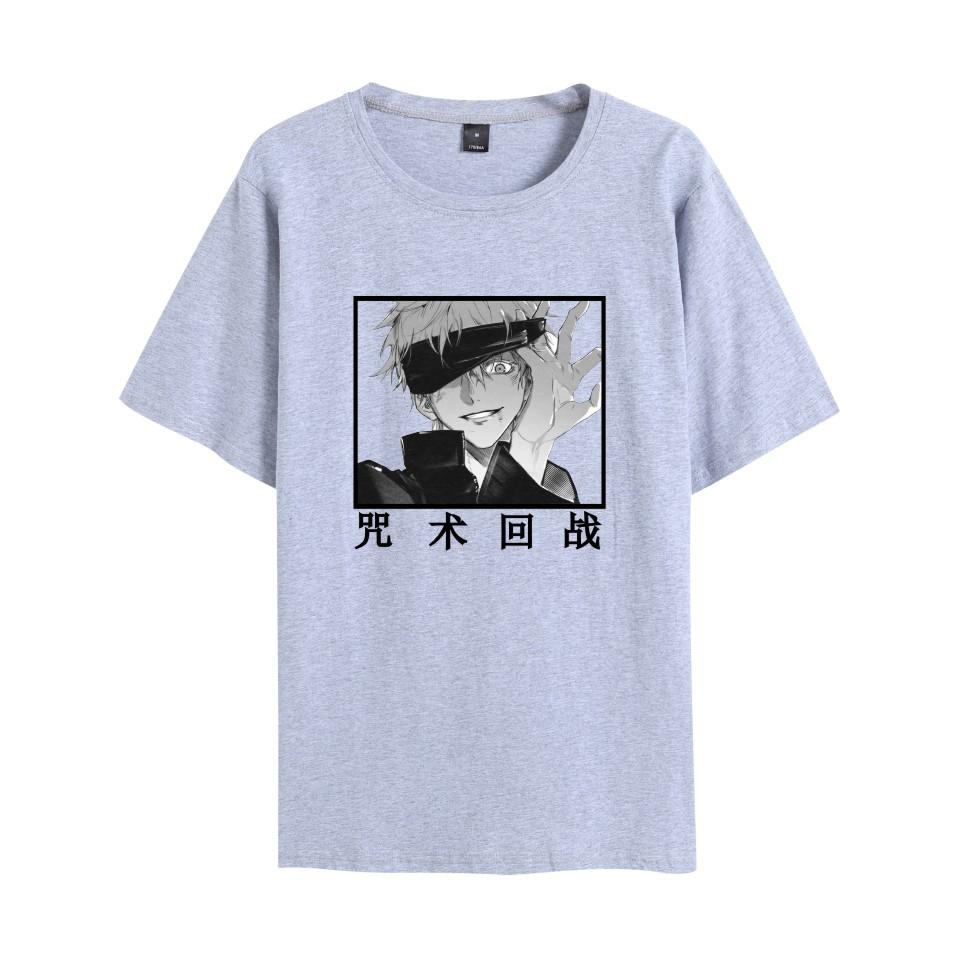 Jujutsu Kaisen Tshirt Men Women Cartoon Print Top Tees Tshirts Fashion Summer T-shirt