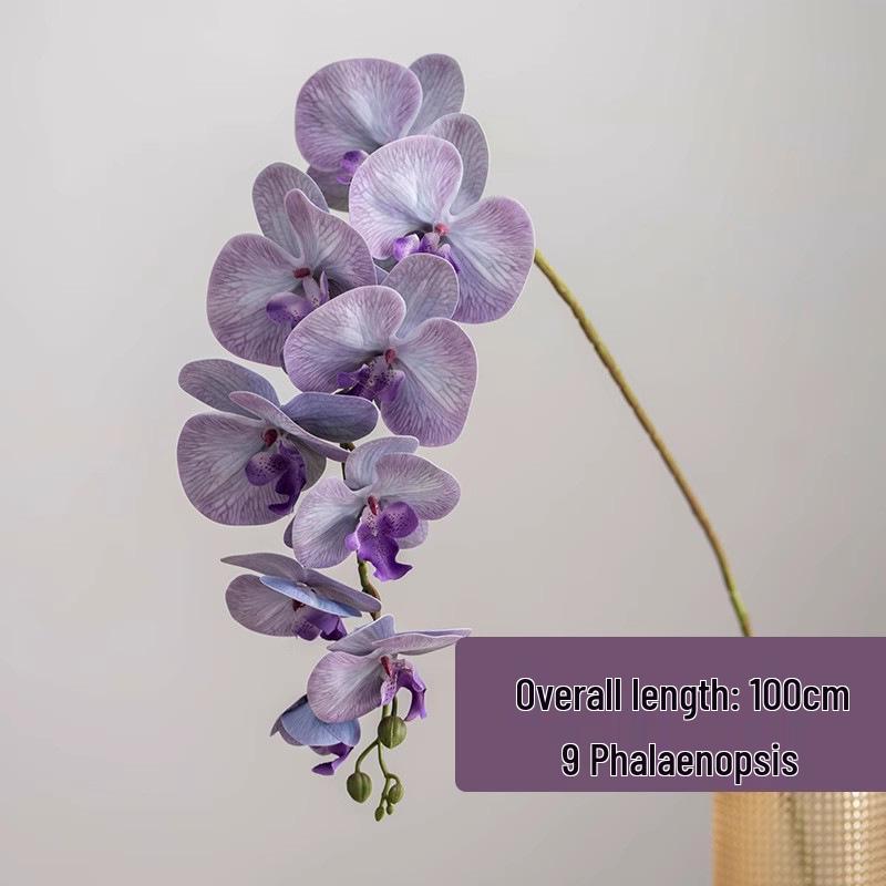 

Реалістична композиція з квітів фаленопсису: Високоякісні штучні біонічні квіти для декору вітальні або обіднього столу