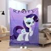 Rarity Little Pony Blanket Suitable All Seasons Soft Comfortable Sofa Office Home Blanket Holiday Gift Blanket Suitable For All Seasons Blanket