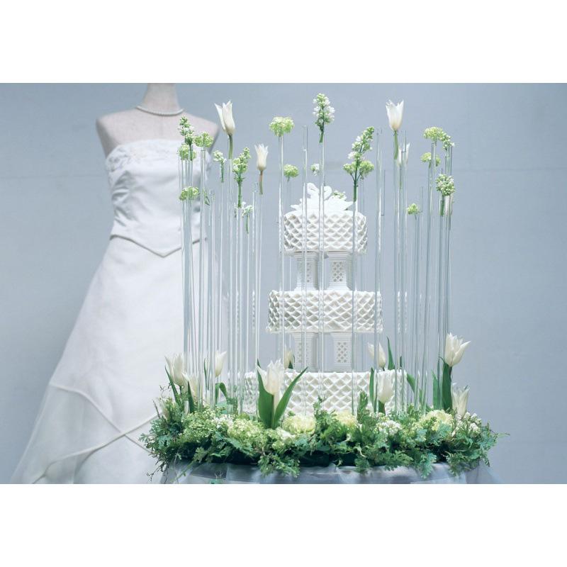 

Framed Wedding Cake Multi-Layer Wall Art for Bakery or Restaurant Decor Yellow Kraft Paper (No Glue) 30X42 cm
