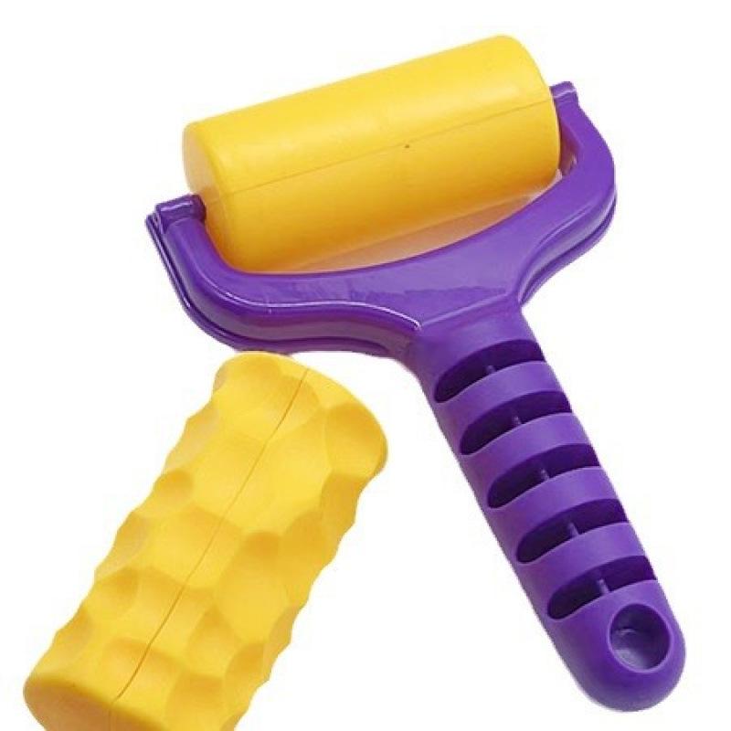 Mold Accessories: 2-Piece Double-Sided Roller Set for Clay and Sand