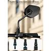Bicycles 360 Degree Rotatable Handlebars Rearview Reflector Safety Mirror Adjustable Handlebar Bikes Rear View Mirror