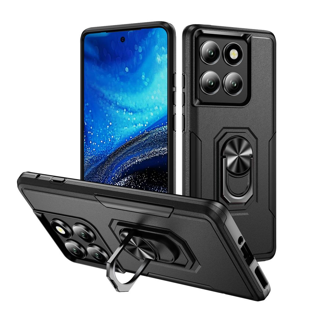 Capa de Celular com Suporte de Anel para Celular MOTO Edge 2 em 1 Capa de Celular Magnética