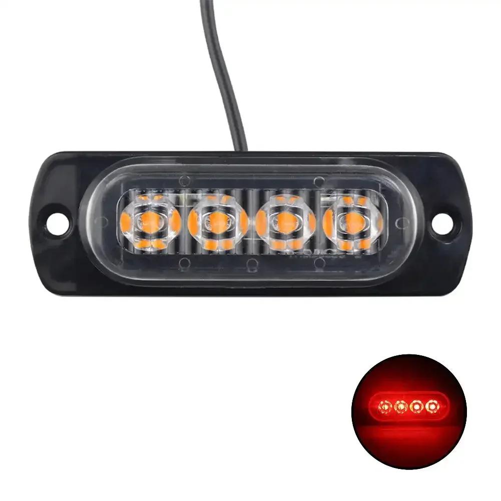 Lampa de avertizare LED ieftină Bară luminoasă de grilă Camion Mașină Lampă girofar Chihlimbar Semnalizare rutieră 12V - 24V lumină LED auto