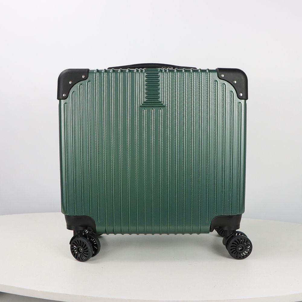 Lightweight 18" Mini Trolley Suitcase with Universal Wheels & Combination Lock