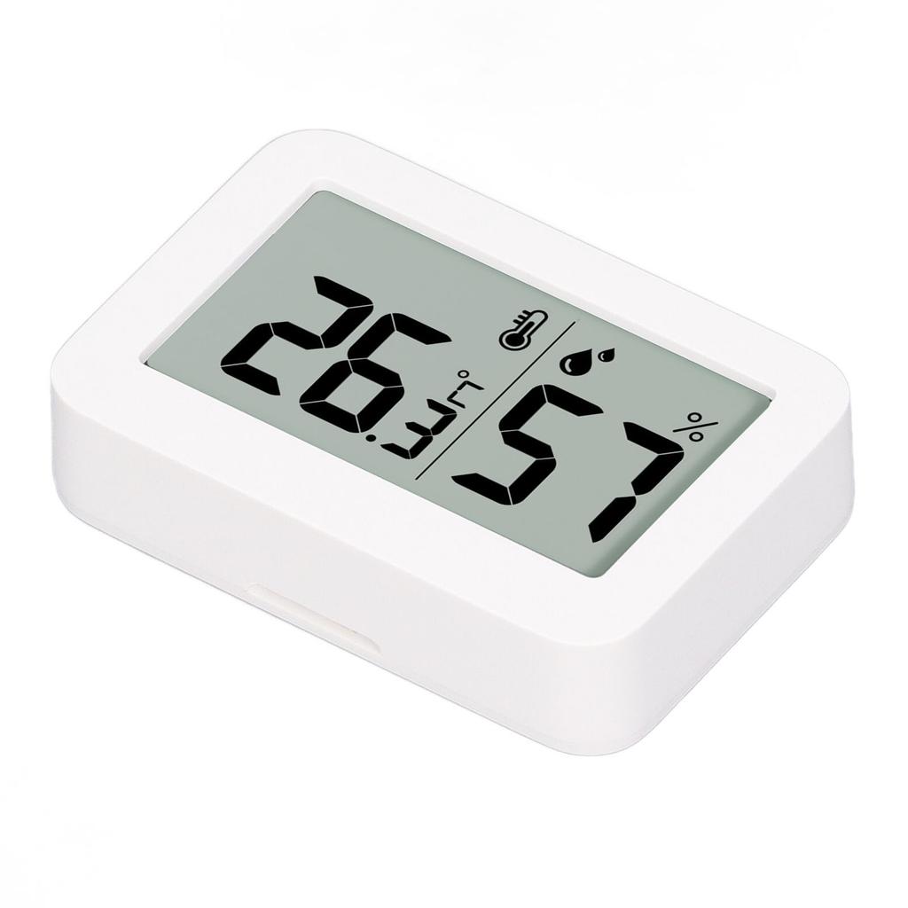 Termometru Higrometru Afișaj LCD AM PM Fahrenheit celsius Comutabil Monitorizare în Timp Real Dată Ceas Mini