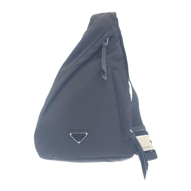 PRADA  2VZ092_2DMG_F0002 body bag black/leather mens