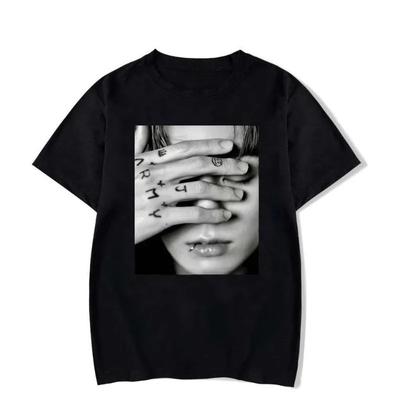 2026 T-shirt Vintage Avec Graphique De Jungkook Hauts Oversize T-shirt Gothique Pour Femme Hauts Tendance Gothique Esthétique Kpop