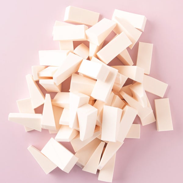 Pu Triangle Puff Set (60P)