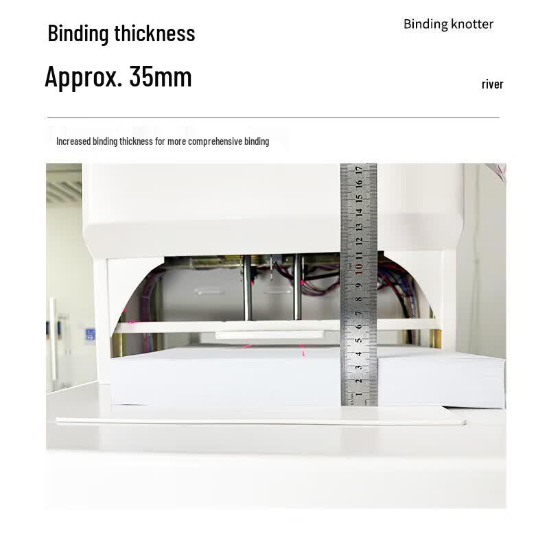 Zhongchuang'en CN-M6 Automatic 3-Hole Binding Machine with Cabinet CN plug (adapter included)