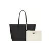 Lacoste Fashion Reversible Pvc Tote Bag Women Tote Bags Black White NF4541ASN33