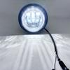 2pcs/Black Housing LED Rally Driving Lights on Front Bumper Grille For BMW MINI Cooper R55 R56 R57 R58 R59 Additional Headlight