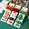 Christmas Hair Accessories Santa Claus Hair Clips Ties Brooch Kit Christmas Party Decoration New Year Kids Girls Gift Xmas Tree