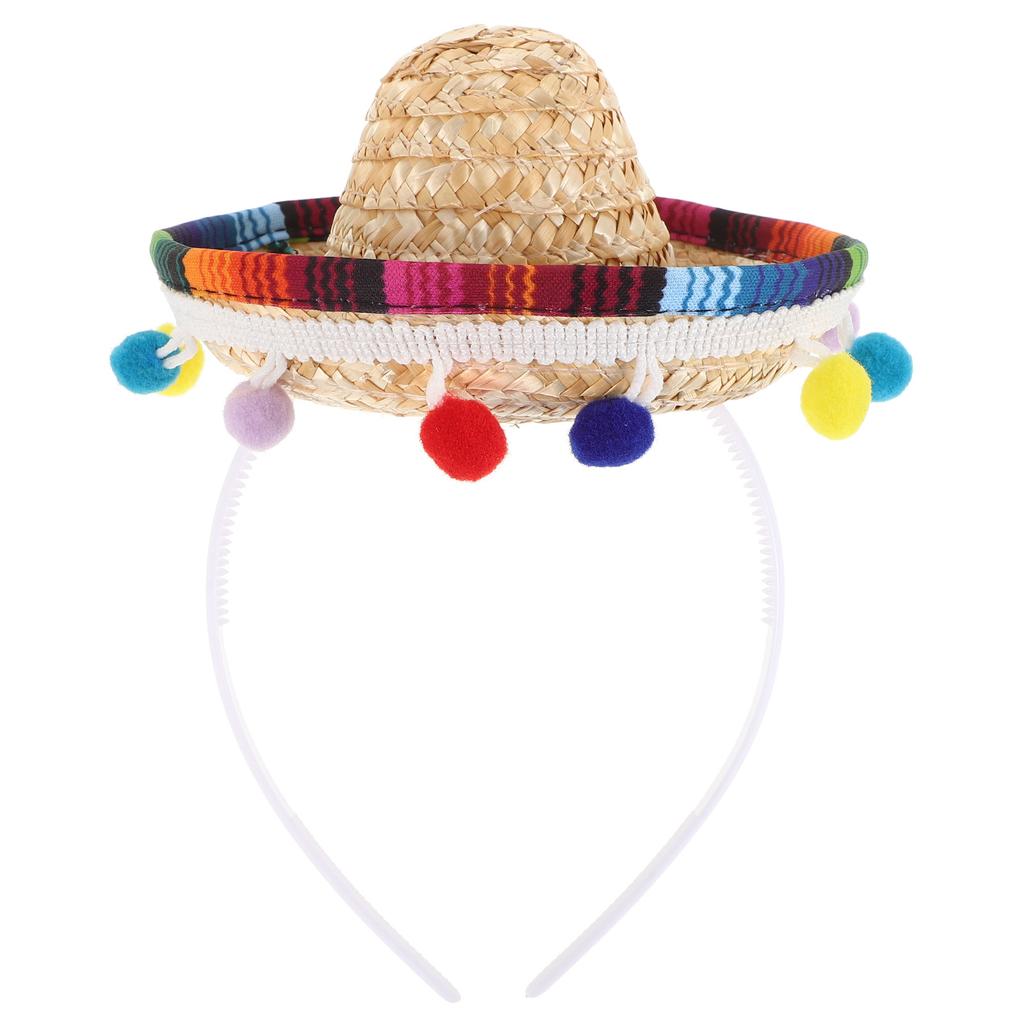 Mini mexický klobouk Dětské malé klobouky Ozdoby na narozeninovou oslavu Letní plážové sombrero Kovbojský pirátský festivalové klobouky Párty potřeby