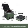 New Folding Toilet, Car-mounted Emergency Camping Toilet Stool, Adult Portable Odor-proof Outdoor Mobile Toilet