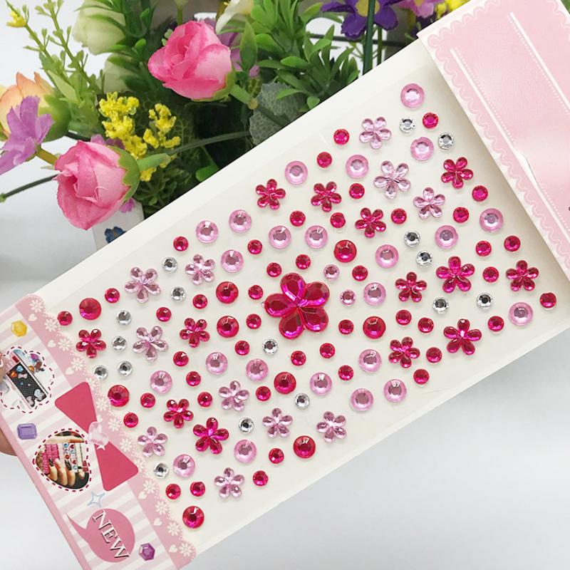 New Stickers On The Face Rhinestone Makeup Bright Face Art Sticker Children's Temporary Tattoo Rhinestone For Strasse Makeup