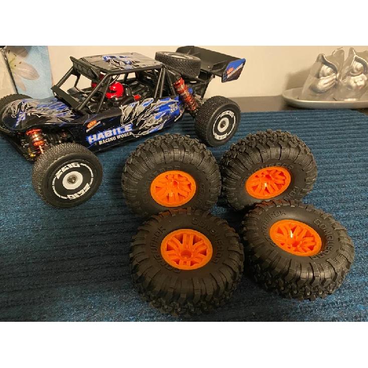 Upgrade RC Car Spare Parts Large Tires Widening Tires for WLtoys 144001 124017 124016 124018 124019