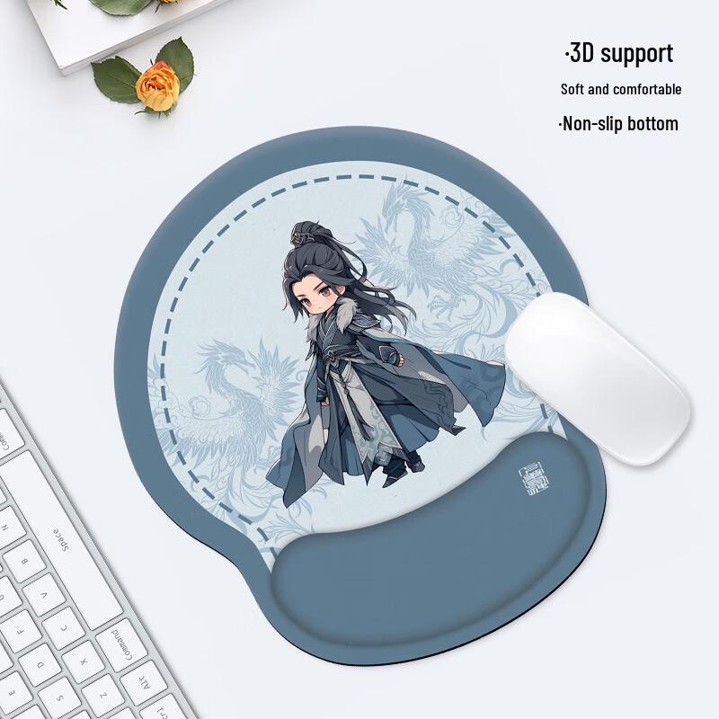 Ergonomic Silicone Wrist Rest Mouse Pad (2-Pack)