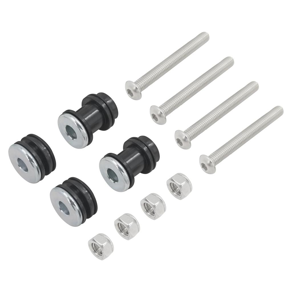 HCmotorku Motorcycle Sissy Bar Backrest Detachable Backrest Docking Hardware Mounting Screws for Harley Sportster