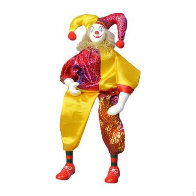 Keramická klaunská panenka Ornament Kreativní domácí dekorační dekorativní sběratelský model