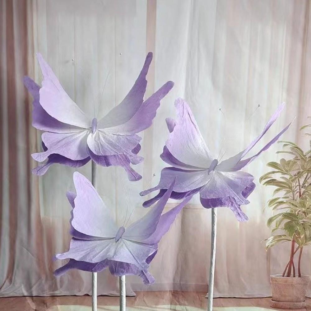 Big Butterfly Artificial Paper Flower Paper Layout Butterfly Window Display Props Photo Props