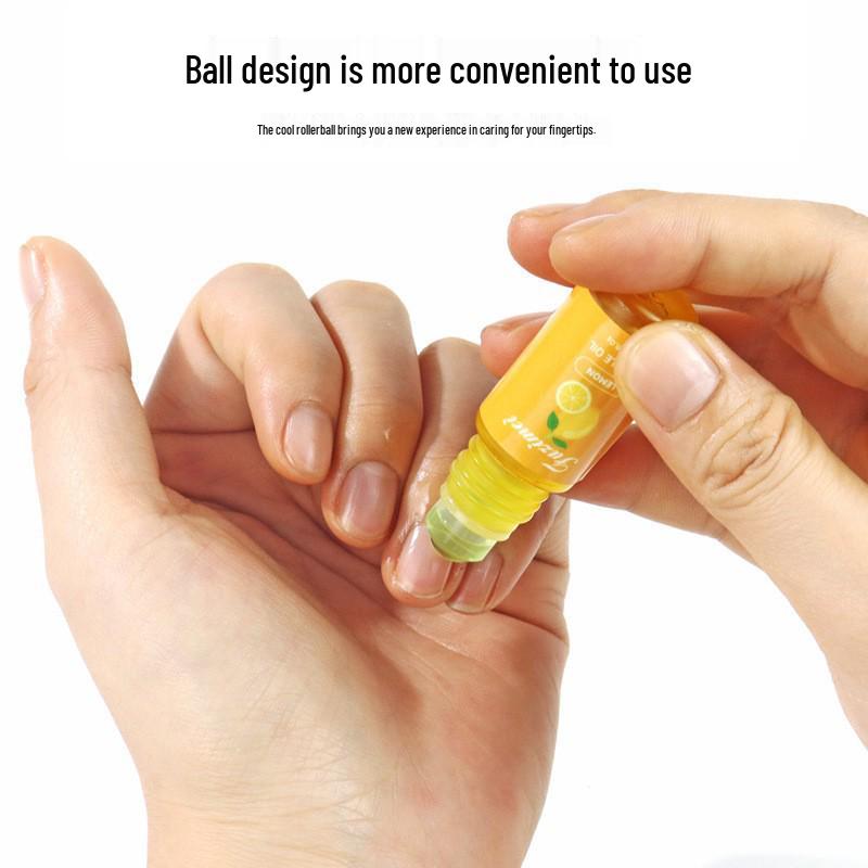Cross-border Nail Nutrition Oil: Convenient Rollerball Design for Repairing Dry, Cracked Nails and Cuticles.